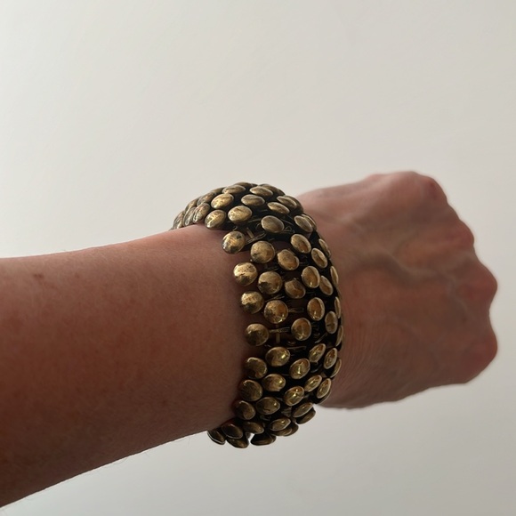 Bronze Gun Metal Stretch Bracelet - Picture 5 of 8